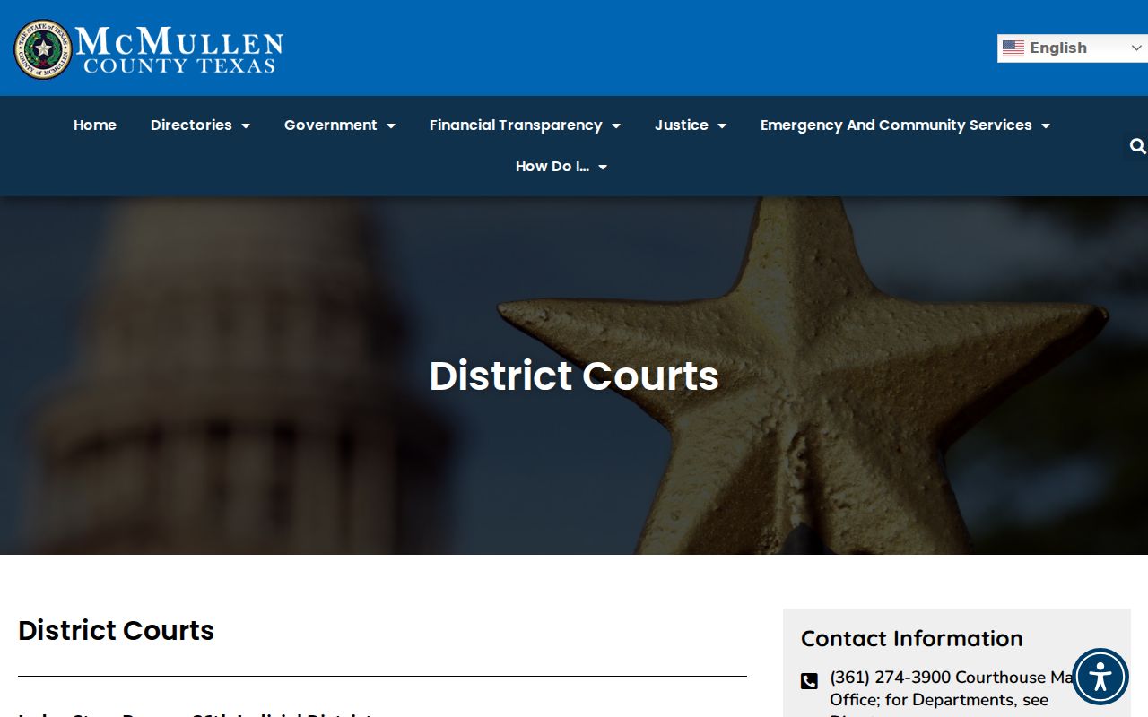 McMullen County court docket district court directory